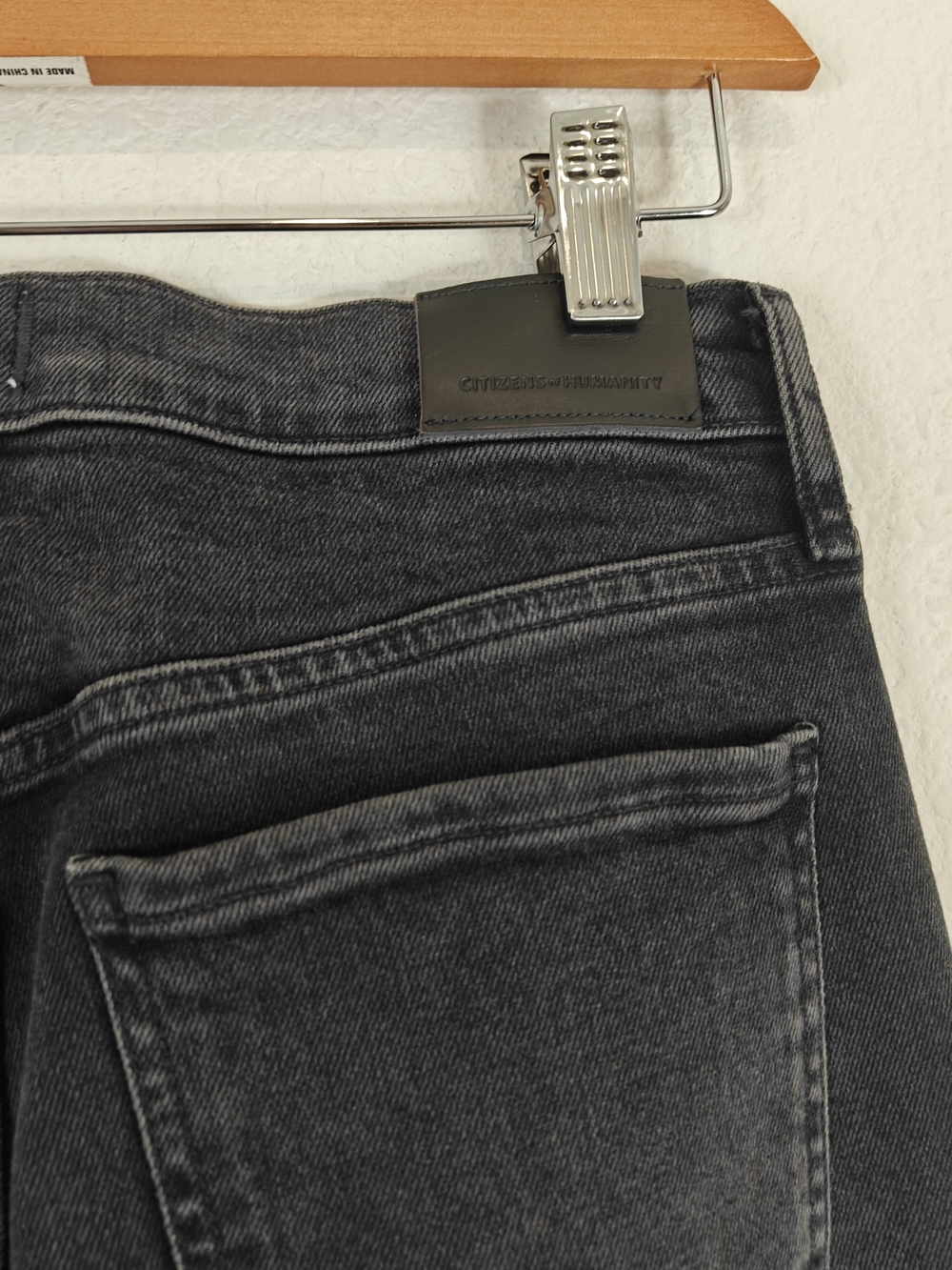 Citizens of Humanity Emannuelle Slim Boot Jeans Black Wash Stretch Denim Sz 26 - Picture 11 of 15